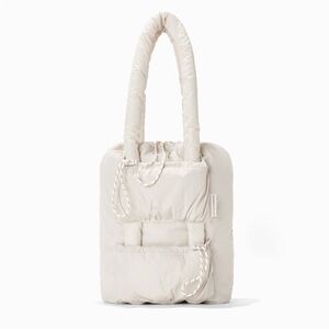 NEW Dagne Dover Kal Drawstring Tote in Moonbeam